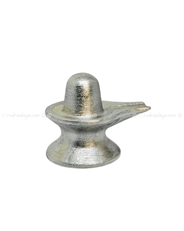Parad Shivalingam (Solid Mercury Shivalingam) Medium size 3.5