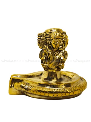 5 Mukhi Pashupatinath Shivalingam - Brass (Sourced from Pashupatinath Temple Area Nepal)