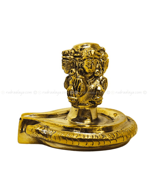 5 Mukhi Pashupatinath Shivalingam - Brass (Sourced from Pashupatinath Temple Area Nepal)