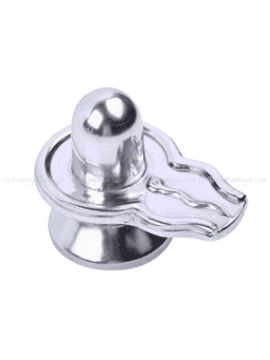 Pure Silver (Chandi) Shivalingam - custom design options above 151 gms weight