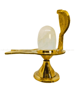 Natural Sphatik (Quartz Crystal) Shivalingam (Banalingam) Premium Baba Barfani Very Beautiful with Inclusions