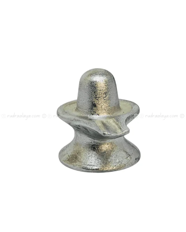 Parad Shivalingam (Solid Mercury Shivalingam) Medium size 3.5 - Image 2