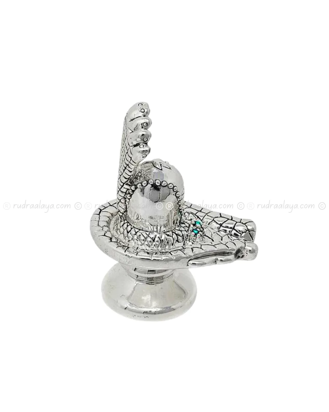 Pure Silver (Chandi) Shivalingam - custom design options above 151 gms weight - Image 2