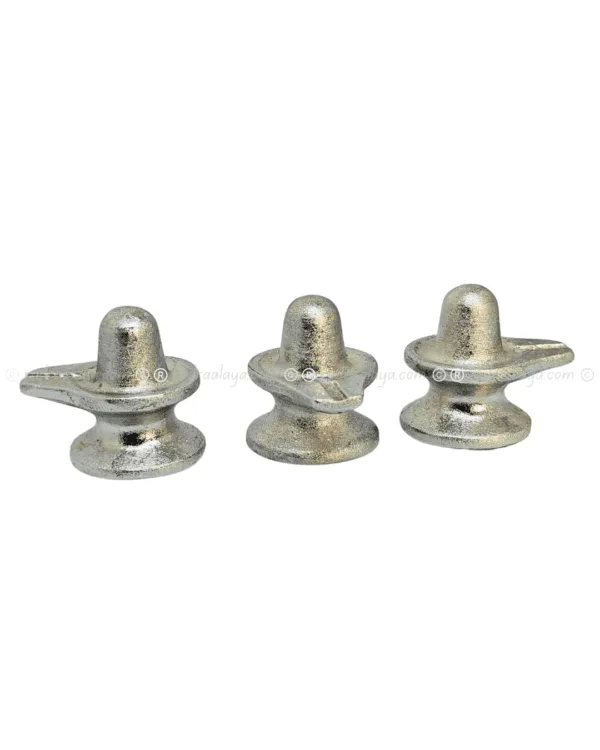 Parad Shivalingam (Solid Mercury Shivalingam) small size 1.5 - Image 3