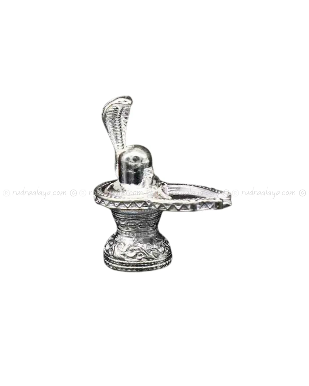 Pure Silver (Chandi) Shivalingam - custom design options above 151 gms weight - Image 3