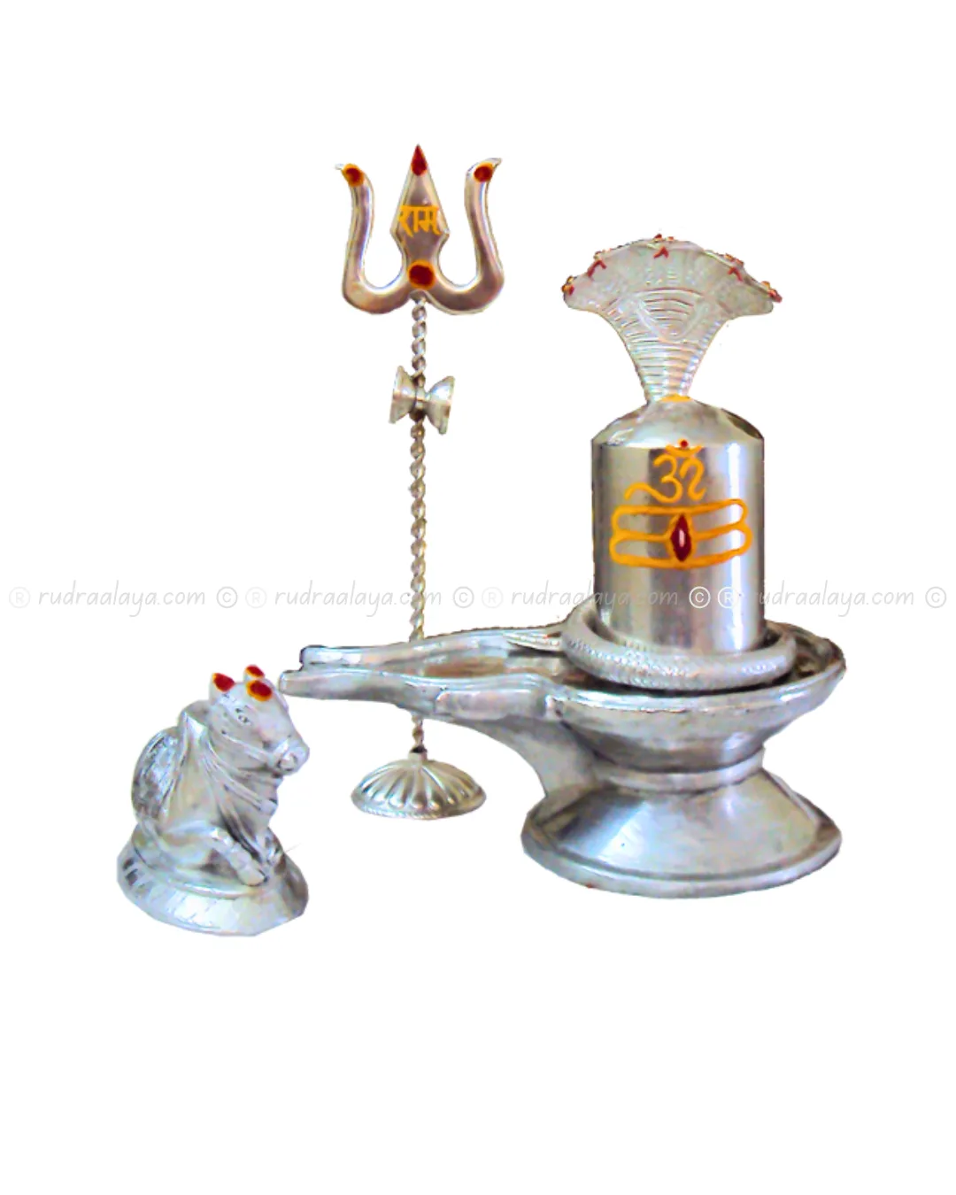 Pure Silver (Chandi) Shivalingam - custom design options above 151 gms weight - Image 4