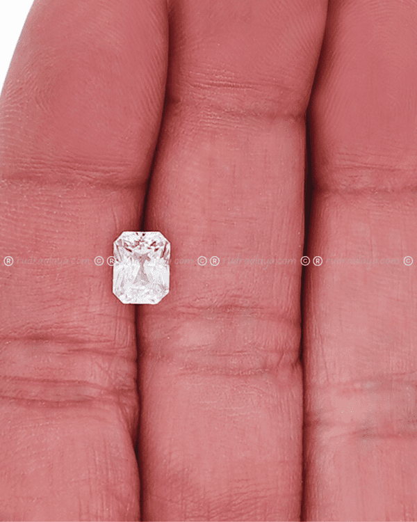 Natural White Sapphire (Safed Pukhraj) - Image 4