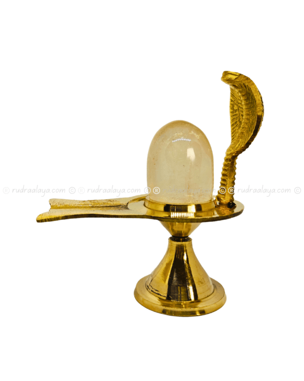 Natural Sphatik (Quartz Crystal) Shivalingam (Banalingam) - Image 2