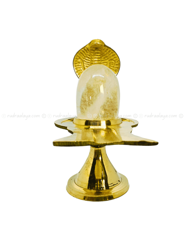 Natural Sphatik (Quartz Crystal) Shivalingam (Banalingam) - Image 3